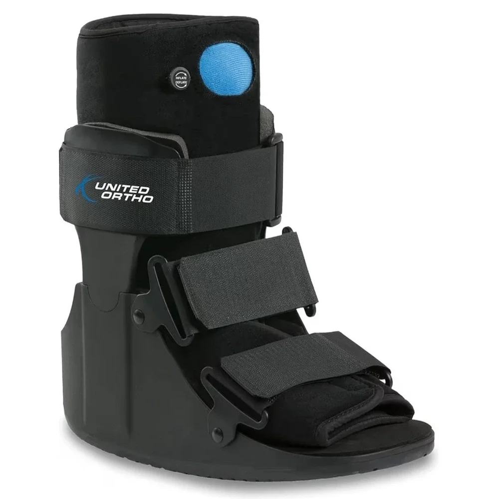 United Ortho USA14115 Short Air Cam Walker Fracture Boot, XS, Black